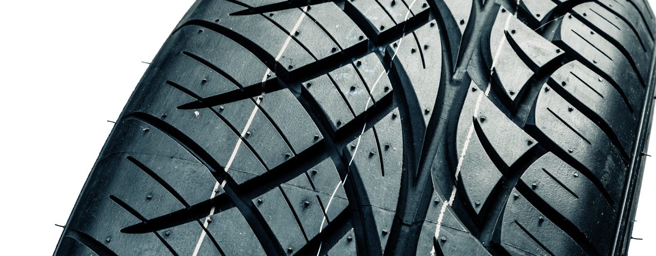 Car tires isolated on white background. Summer car tires