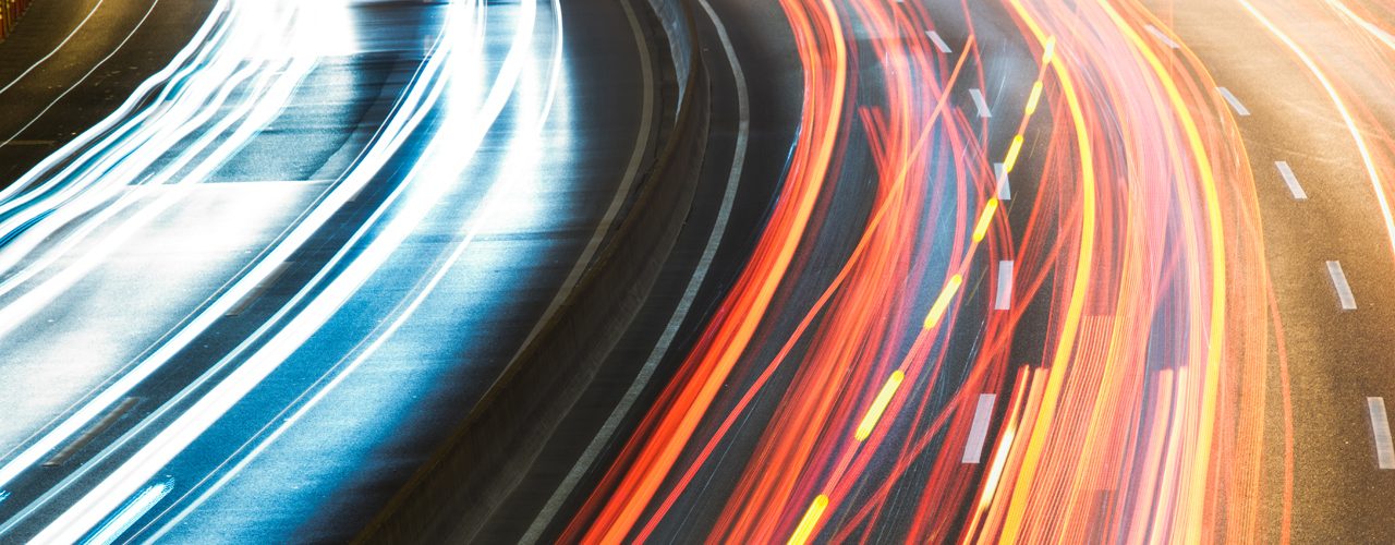 Time-Exposure-For-Lights-On-Highway-With-24-Hour-Roadside-Assistance.