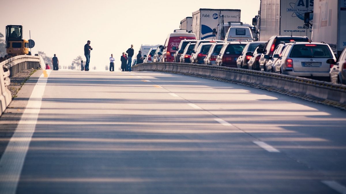 Major Traffic Congestion After Car Accident