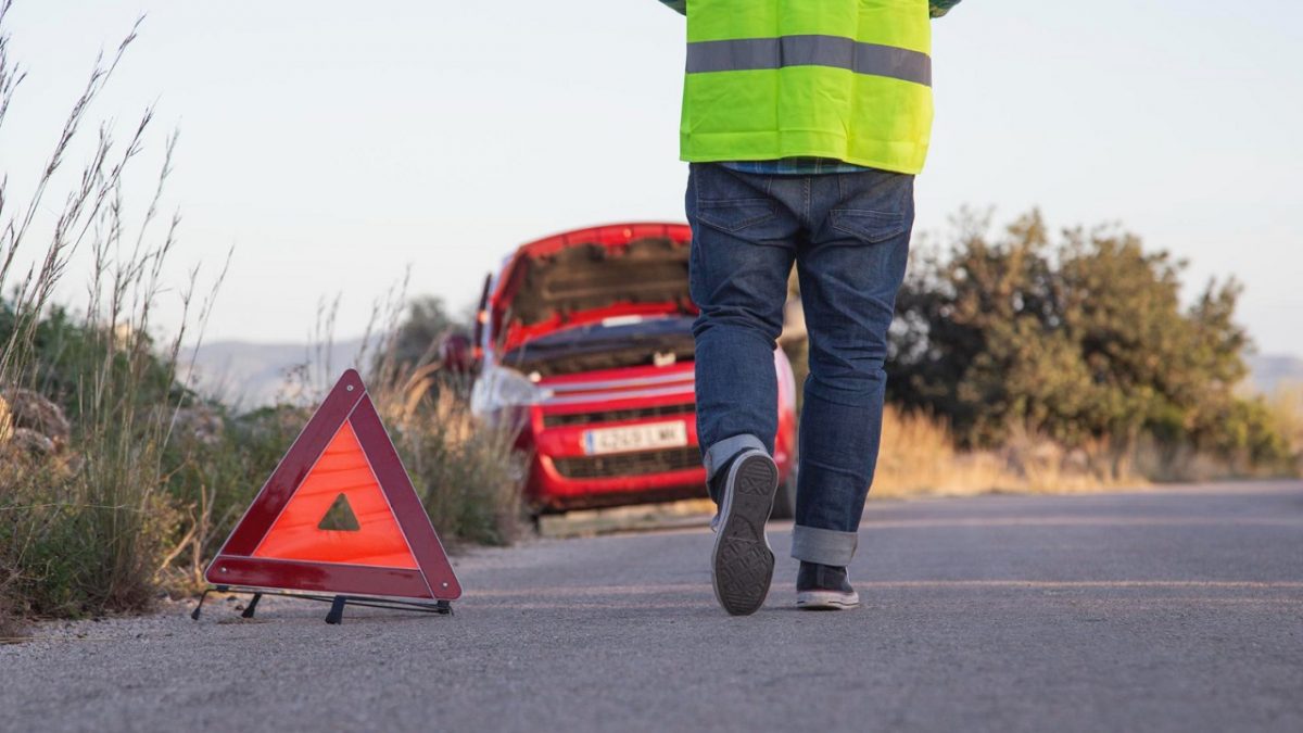 car in need of a tow