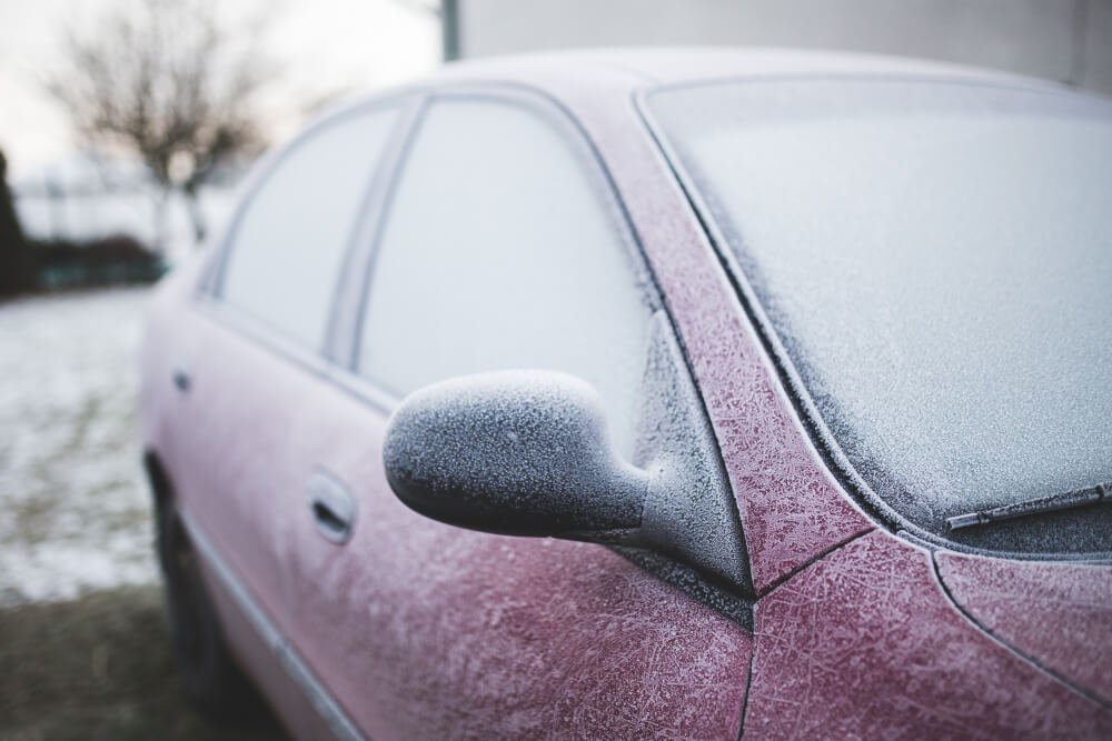car in the cold